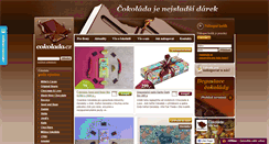 Desktop Screenshot of cokolada.cz
